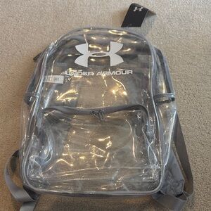 Under Armour Clear PVC Backpack in Gray
